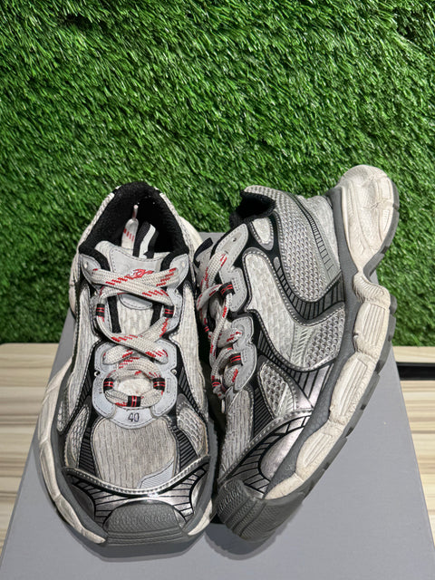 Balenciaga 3XL Grey White Red Sz 7M EU E40