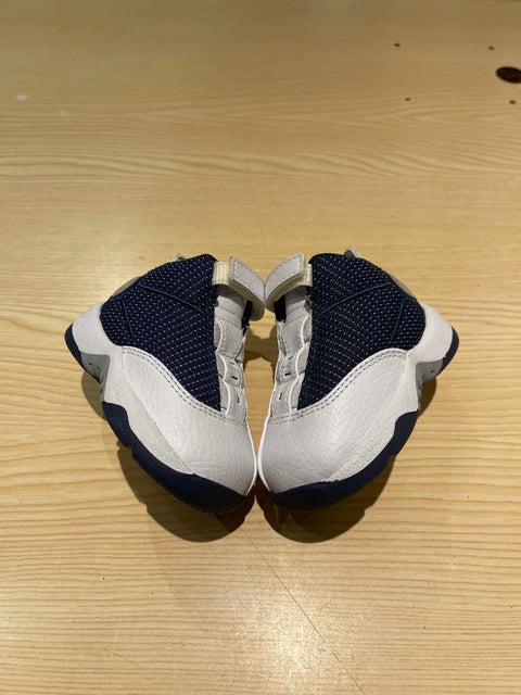 Jordan 12.5 (TD) Team White Navy Sz 2C