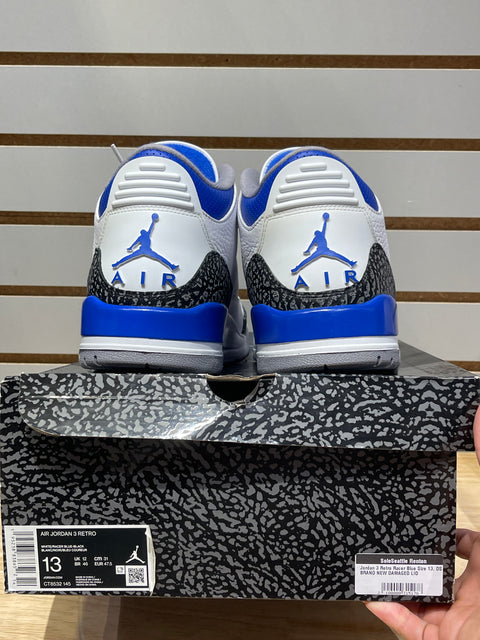 Jordan 3 Retro Racer Blue Sz 13