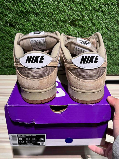 Nike SB Dunk Low Pro B Parachute Beige Sz 13M