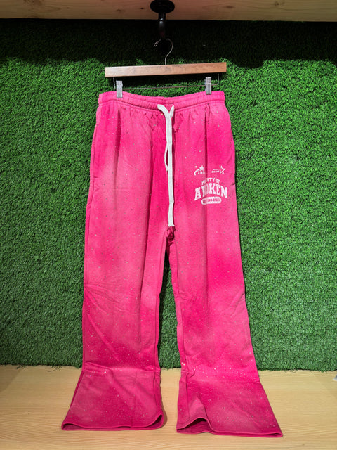 Awoken Dreams Pink Rhinestone Sweats