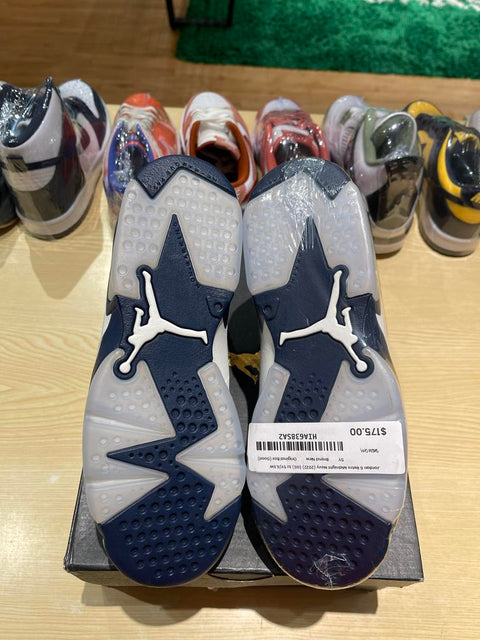 Jordan 6 Retro Midnight Navy (2022) (GS) Sz 5Y/6.5W