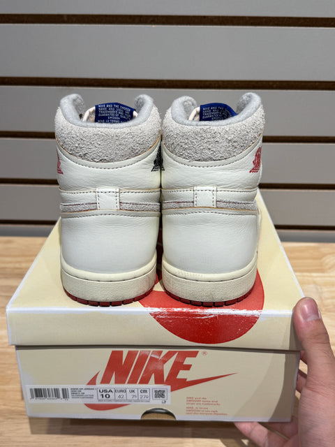Jordan 1 Retro High Rare Air Sail Cinnabar (Women's) Sz 8.5M