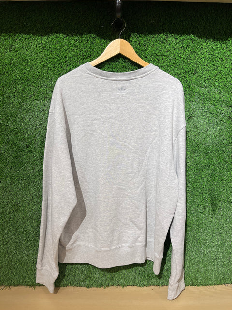 Pharrell Human Race Adidas Heather Grey Heavy Crewneck Sweater Sz XL