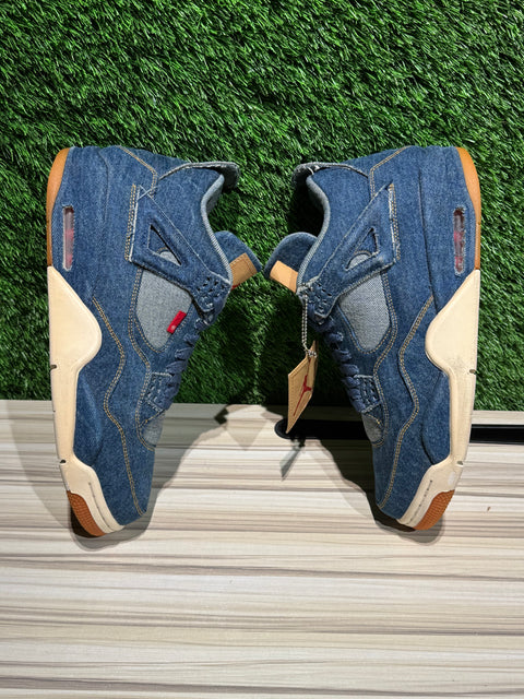 Jordan 4 Retro Levi's Denim (Blank Tag) Sz 11.5