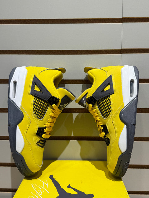 Jordan 4 Retro Lightning (2021) (GS) Sz 5Y