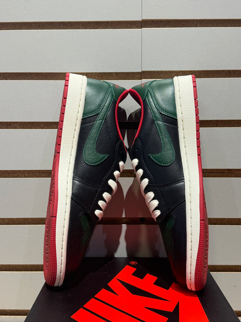 Jordan 1 Retro Low OG Gorge Green Varsity Red (Women's) Sz 10.5W/9M