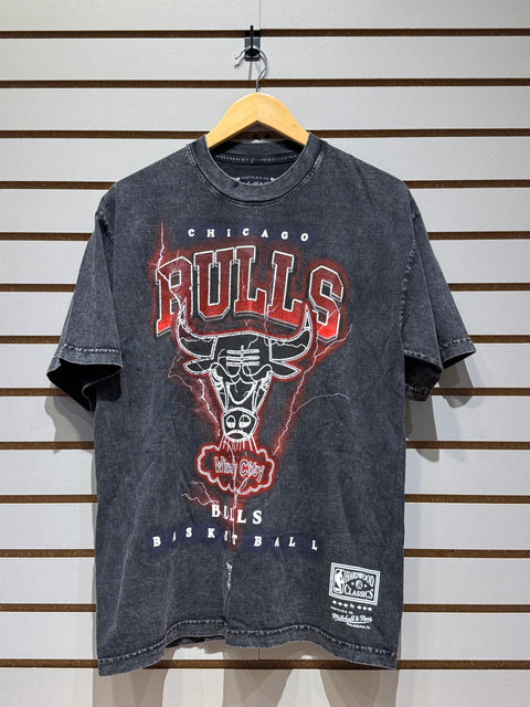 Mitchell & Ness Chicago Bulls Oversized Graphic Tee Sz M