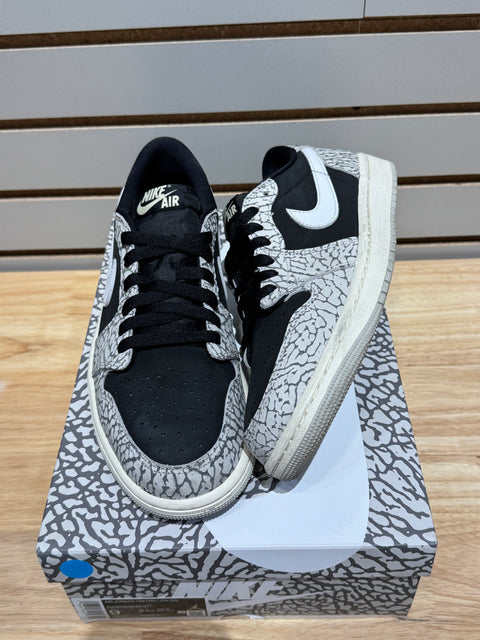 Jordan 1 Retro Low OG Black Cement Sz 9
