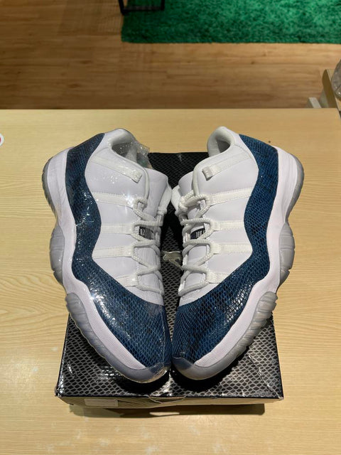 Jordan 11 Retro Low Snake Navy (2019) Sz 12