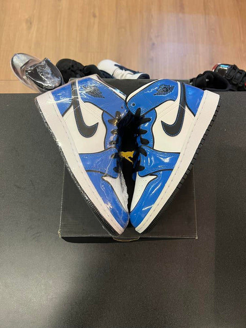 Jordan 1 Mid Signal Blue (GS) Sz 4Y