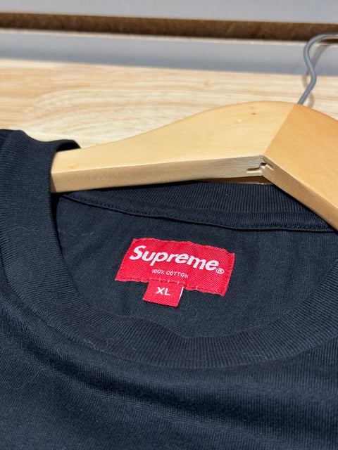 Supreme Cutout Logo S/S Top Black (FW20) Sz XL