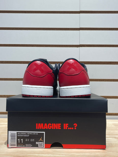 Jordan 1 Retro Low OG Banned Sz 11