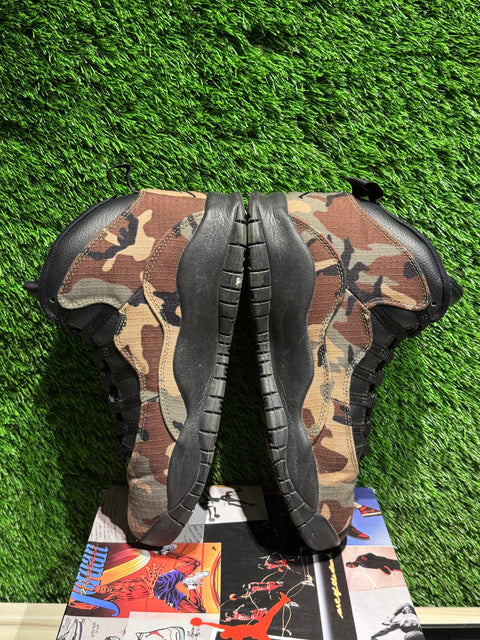 Jordan 10 Retro Woodland Camo Sz 10M