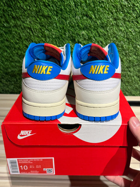 Nike Dunk Low Retro SE Pop Art Sail Photo Blue Sz 10