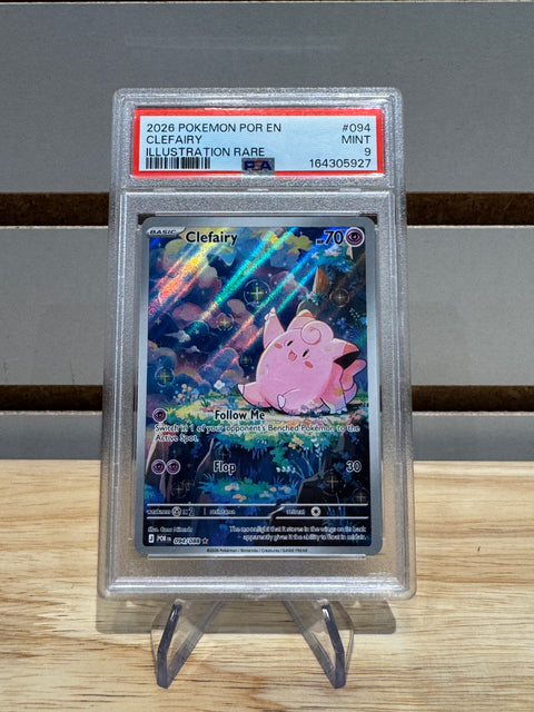2026 Pokémon Perfect Order Mega Clefairy Ex 094/088 IR PSA 9