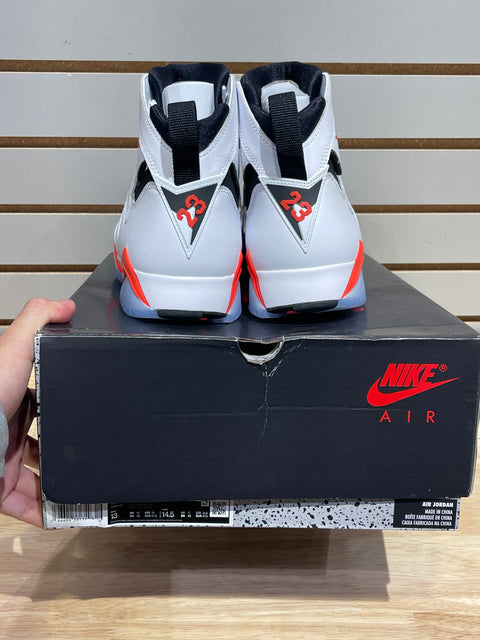Jordan 7 Retro White Infrared Sz 13