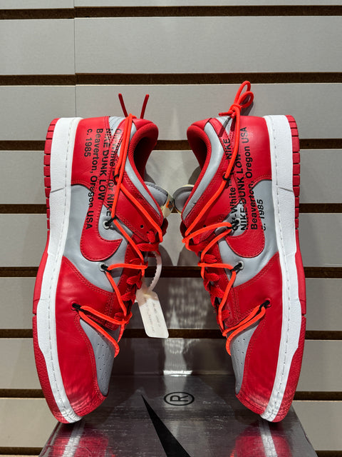 Nike Dunk Low Off-White University Red Sz 12.5