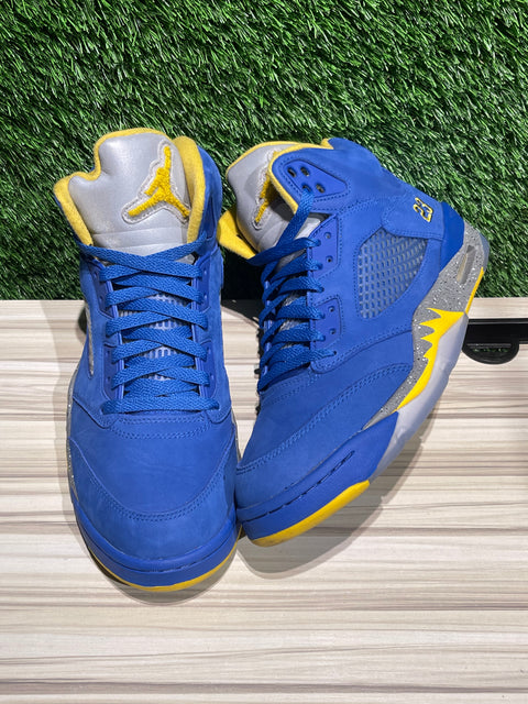 Jordan 5 Retro JSP Laney Varsity Royal Sz 9.5M