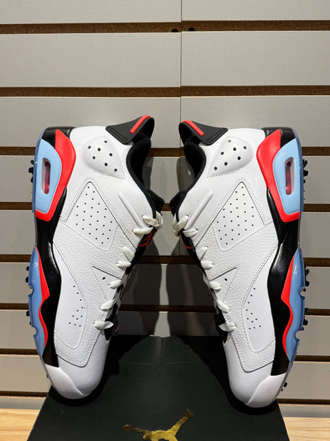 Jordan 6 Retro Low Golf White Infrared Sz 13