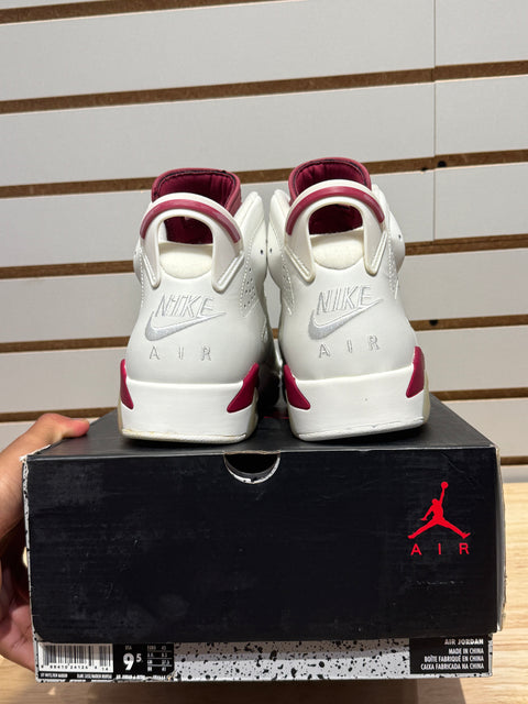 Jordan 6 Retro Maroon (2015) Sz 9.5