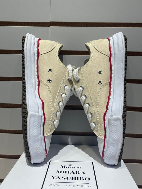 Maison Mihara Yasuhiro Peterson Low Canvas Natural Sz 11 (44)