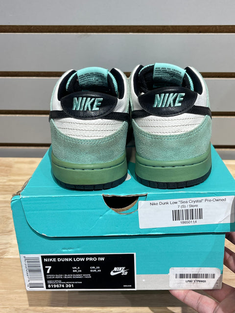 Nike SB Dunk Low Sea Crystal Sz 7