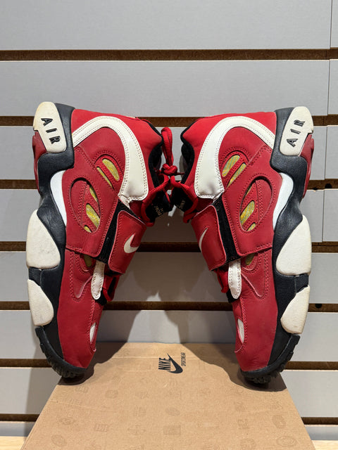 Nike Air Diamond Turf II Red Gold (2012) Sz 9.5