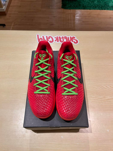 DS Reverse Grinch Kobe 6 Protro Sz 9