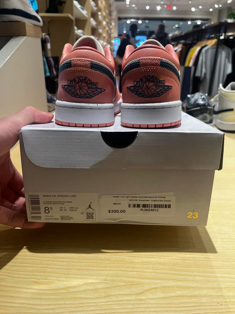 Jordan 1 Low Light Madder Root (Women's) Sz 7Y/8.5W