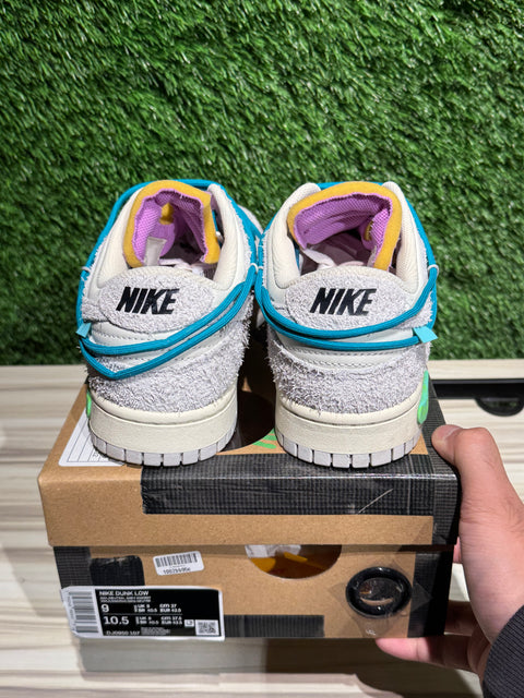 Nike Dunk Low Off-White Lot 36 Sz 9M