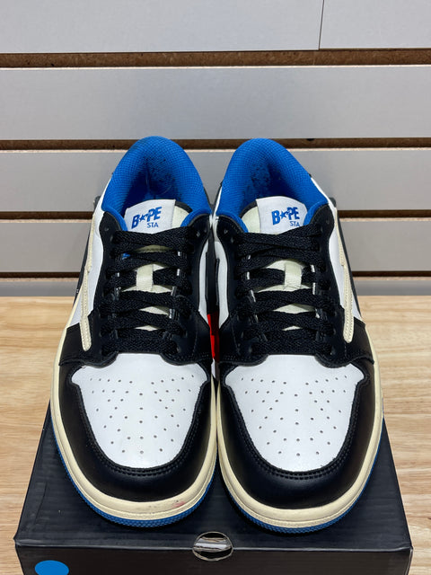 Bapesta Ape Sta R2 Low Indigo Studios Sz 9.5