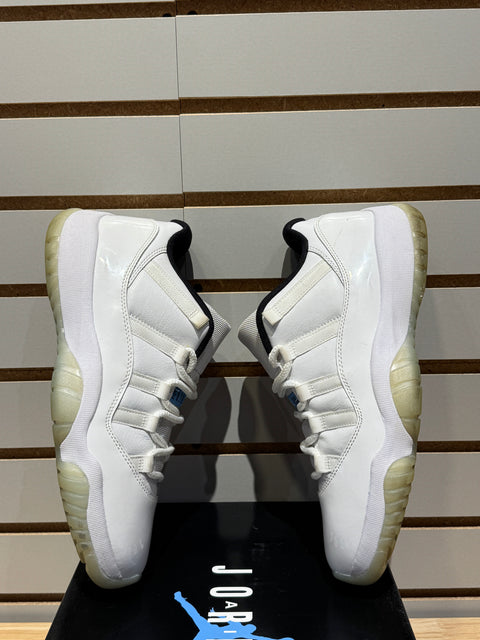 Jordan 11 Retro Low Legend Blue Sz 9