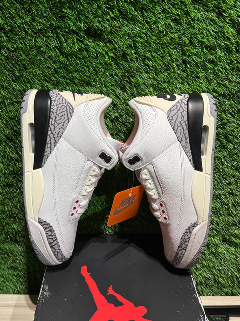 Jordan 3 Retro White Cement Reimagined Sz 9M