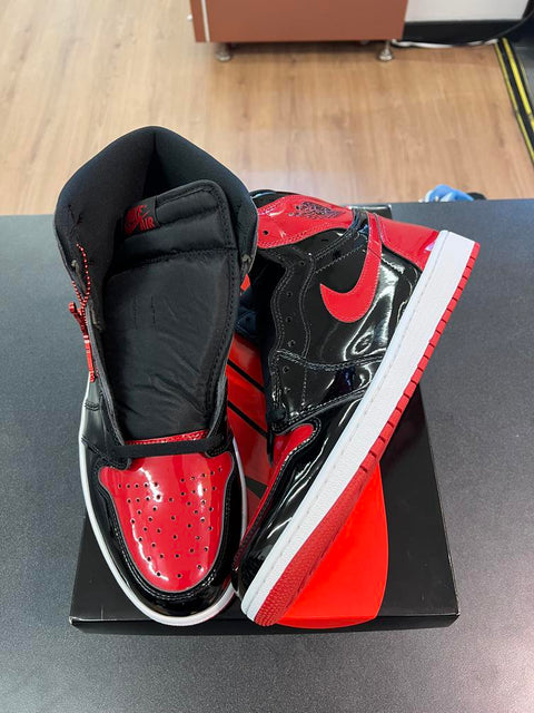 Jordan 1 Retro High OG Patent Bred Sz 12.5