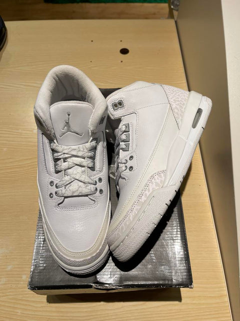 Jordan 3 Retro Pure Money (GS) Sz 6.5Y/8W