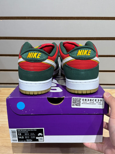 Nike SB Dunk Low Pro PRM Seattle Supersonics Sz 13