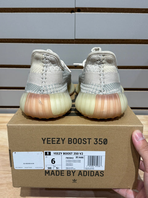 adidas Yeezy Boost 350 V2 Citrin (Non-Reflective) Sz 6