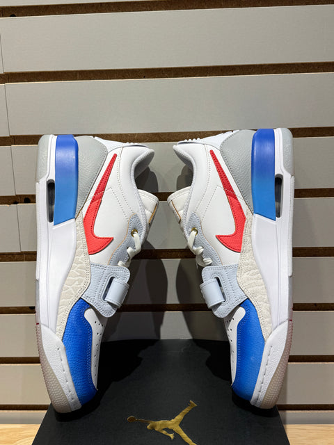 Jordan Legacy 312 Low White Game Royal University Red Sz 11