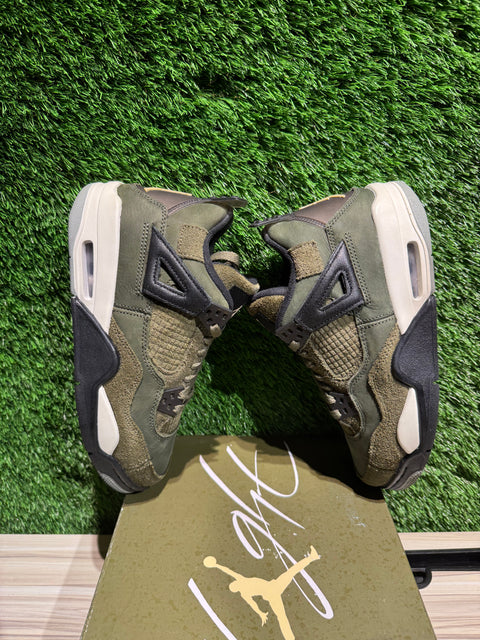 Jordan 4 Retro SE Craft Medium Olive (GS) Sz 5.5Y