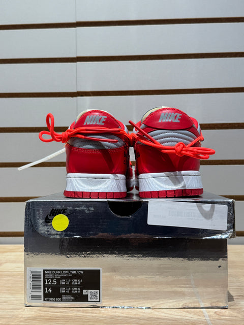 Nike Dunk Low Off-White University Red Sz 12.5