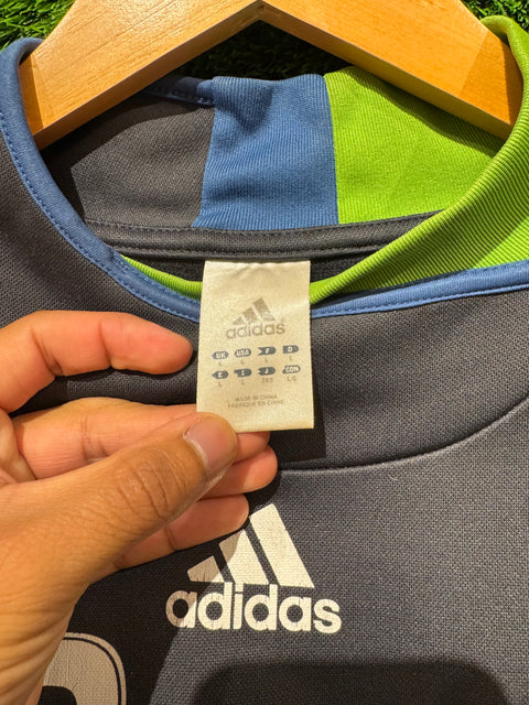 Player Issue Adidas Seattle Sounders Soccer Long Sleeve #30 Mock Crewneck Sz L