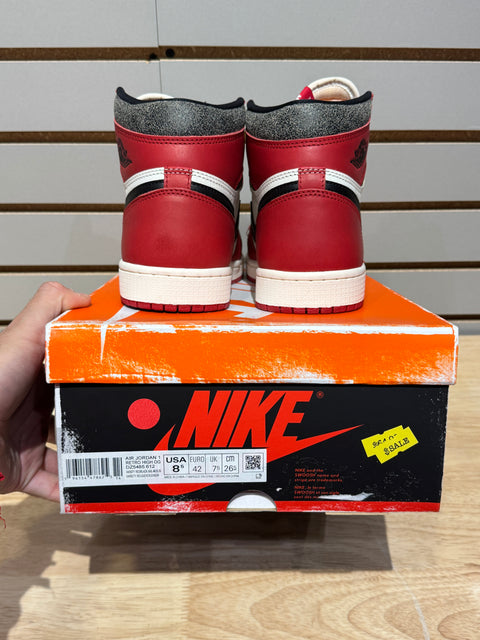 Jordan 1 Retro High OG Chicago Lost and Found Sz 8.5