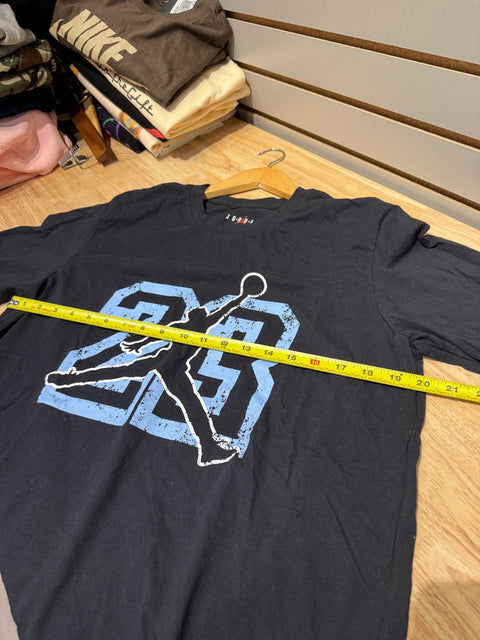 Nike Air Jordan 23 Jumpman Black Blue Graphic Tee Shirt Sz L
