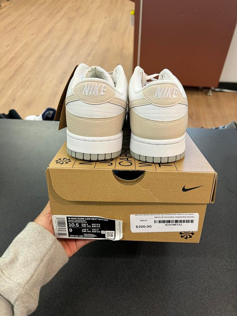 Nike Dunk Low White Light Orewood Brown (Women's) Sz 9M/10