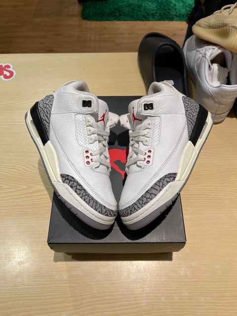 Jordan 3 Retro White Cement Reimagined Sz 5.5Y/7W