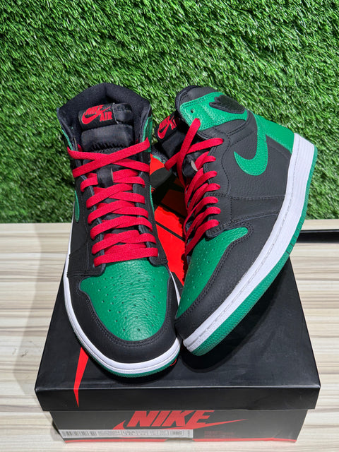 Jordan 1 Retro High Pine Green Black Sz 10M