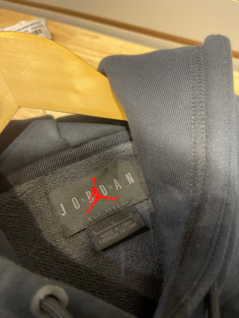 OFF-WHITE x Jordan Hoodie Black Sz L