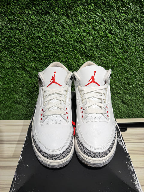 Jordan 3 Retro White Cement Reimagined Sz 9