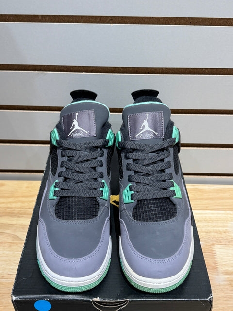 Jordan 4 Retro Green Glow (GS) Sz 7Y
